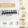 Minicoco Key Holder for Wall Metal Welcome Key Hooks Holder