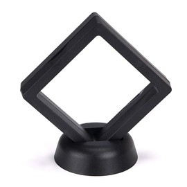 Skelang 10 Pcs Coin Display Case, 3d Floating Display Frame, Floating Display Case for Coin, Stamp, Jewelry, 7×7 cm