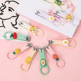 [Out_63] 3D Illustration Mini Character Portable Nail Organizer - Pineapple／FREE / [아우트_63]입체 일러스트 미니 캐릭터 휴대용 네일정리 - 파인애플／FREE