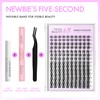 VEYESBEAUTY Lash Extension Kit Newbie's Five-Second Lash Clusters Kit Lash