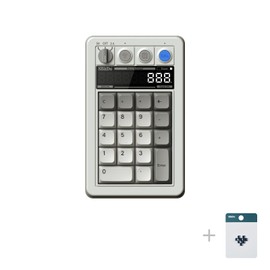 8Bitdo 18 Key Retro Mechanical Numpad, Supports PC & Standard Calculator Mode, Hot-swappable, PC Calculator Shortcut Button, Bluetooth/2.4G/Wired for Windows and Android - M Edition