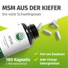 GREEN NATURALS MSM Kapseln 2100 mg - Hochdosiertes Methylsulfonylmethan aus