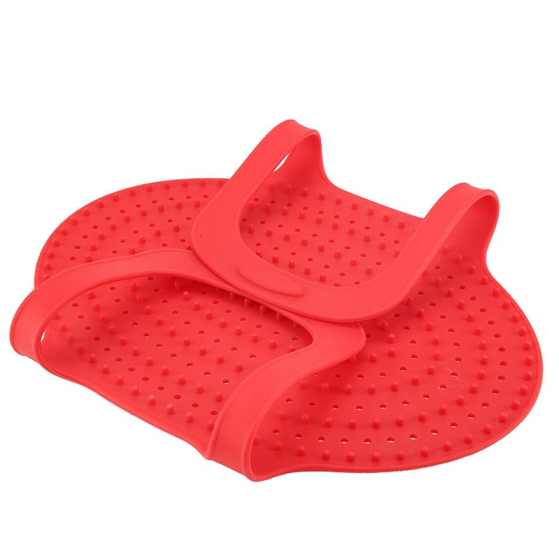 Kodrily Heat Resistant Turkey Lifter, Silicone Roasting Rack Non Stick,