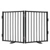Snagle Paw Full Metal Freestanding Dog Gate,Indoor Dog Gate with