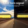 1 Pair Motorcycle LED Turn Signal Running Lights Retro Style