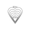 Tescoma Delícia Heart-Shaped 6-Piece Cookie Cutters