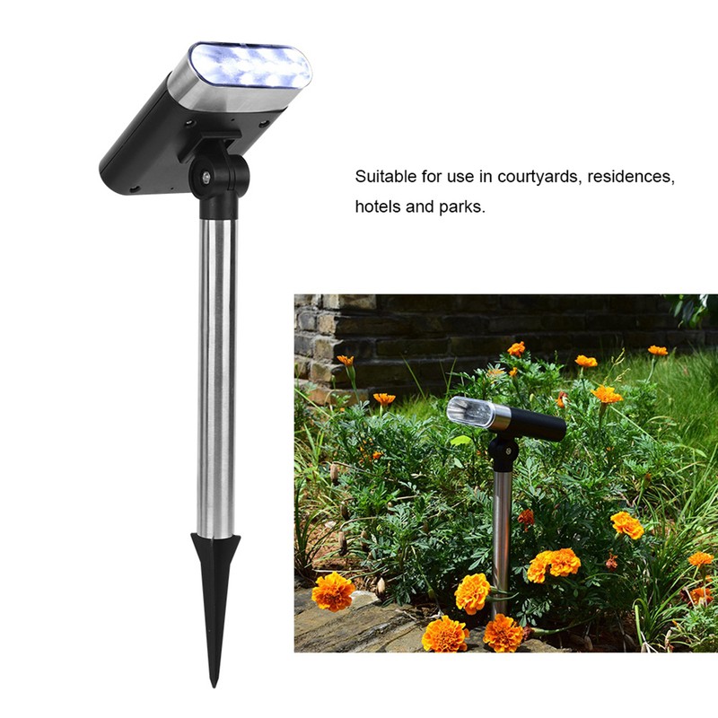 Outdoor Waterproof 3 LED Solar Power Spot Light Garden Yard