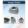 OWNDR Chrome Exterior Door Handle Cap Fit for Fiat 500X