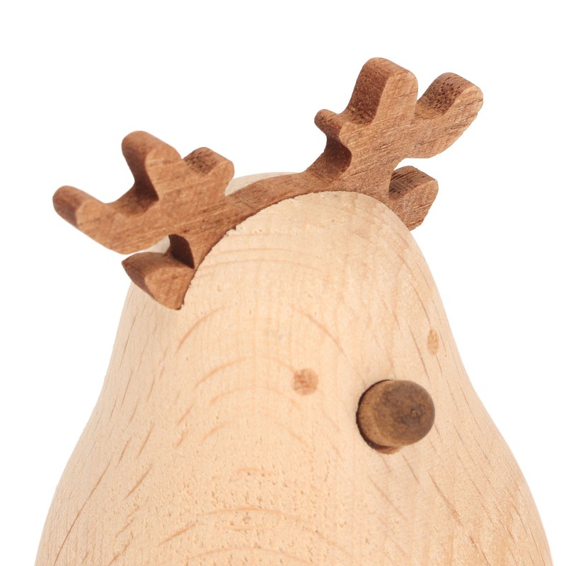 Deer Wobbler Cute Exquisite Sturdy Durable Wood Decorative Eye Catching