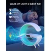 Smiling Shark Wake Up Light, Wireless Charger Atmosphere Desk Light
