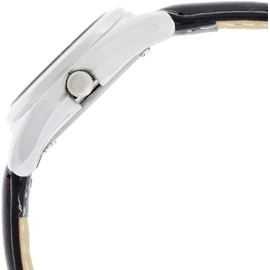 [シチズン Q&Q] 腕時計 アナログ ソーラー 防水 革ベルト H009-304 レディース ホワイト