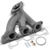 A-Premium Rear Engine Exhaust Manifold Kit W/Gasket & Studs &