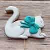 LILIAO Playing Cat Cookie Cutter - 4.6 x 3.6 inches