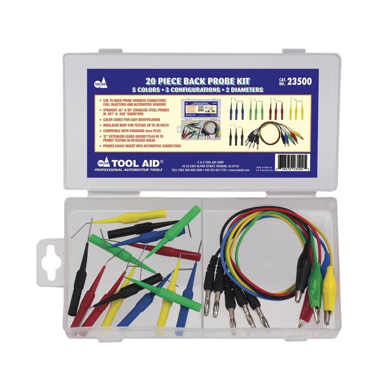 Tool Aid SG 23500 Back Probe Kit, Blue