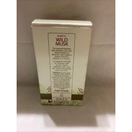 Coty Wild Musk Cologne Spray 1.5fl RARE Discontinued