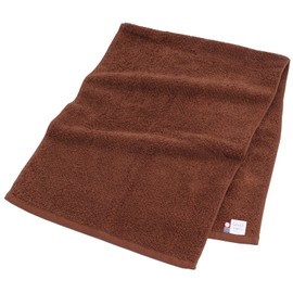 Honda Towel, Imabari Towel, Face Towel, 6 Times Water Absorbent, Gentle on the Skin, Fluffy, Voluminous Activity, Cheering Goods, Brown, 13.0 x 33.9 inches (33 x 86 cm), Colorful Organic