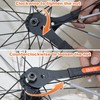 KMRDND Bicycle Cone Wrench Set, Bike Hub Spanner Wheel Axle
