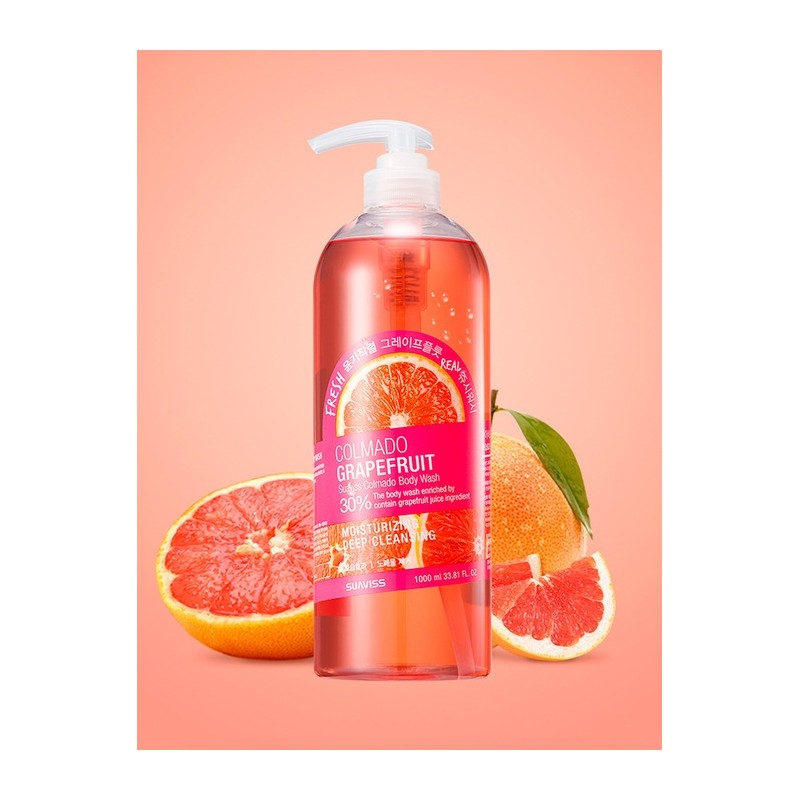 Suavis Colmado Grape Flute Body Wash 1000ml WS01AB02 / 수아비스