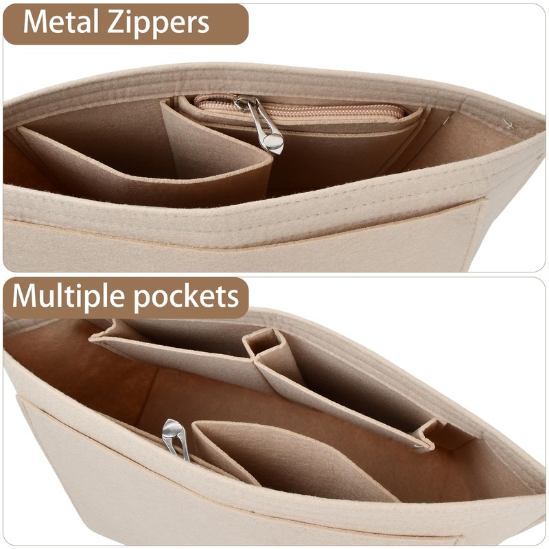 Shengxi Felt Purse Organizer for Longchamp Folding Tote Bag Organizer