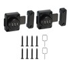 PATIKIL Combination Cabinet Latch, 2 Pack Zinc Alloy Keyless Drawer
