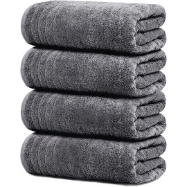 Tens Towels Extra Large Bath Towels Pack of 4 Oversize 30"x60" Highly Absorbent Bath Sheet
