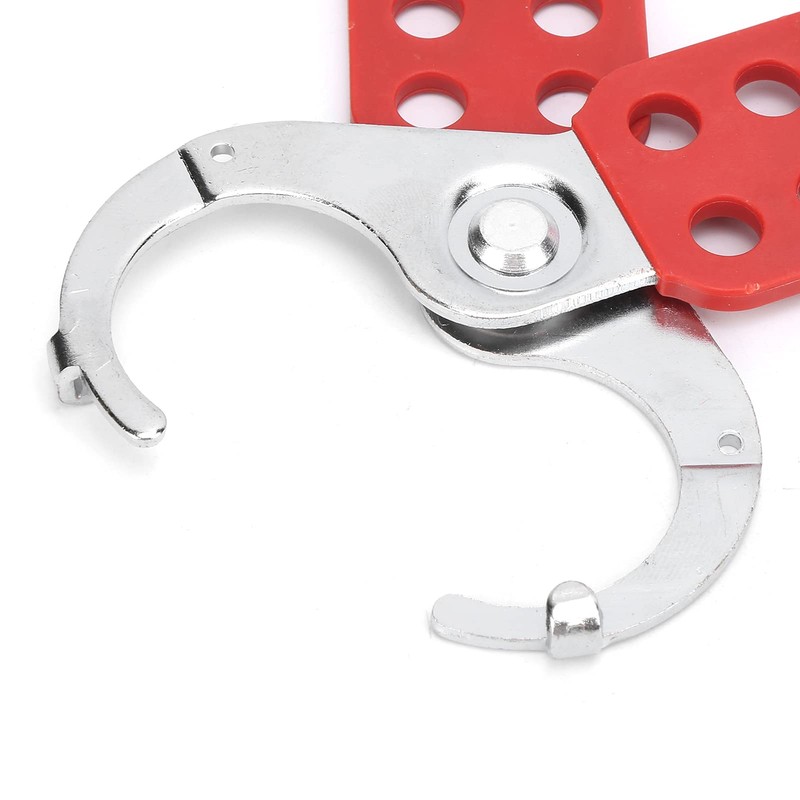 FILFEEL Lockout Hasp, Steel Multiplayer Management Lock, 6 Hole Interlock,