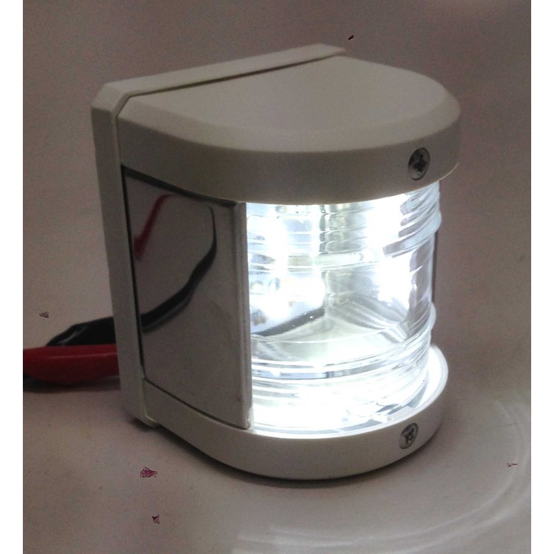 MARINE BOAT WHITE STERN LED NAVIGATION LIGHT WATERPROOF 2 NAUTICAL