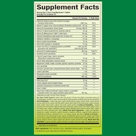Natural Factors Whole Earth & Sea Women's 50+ Multivitamin & Mineral, 1 Serving Contains Nutrition Equivalent to ½ lb of Veggies, 60 Tablets