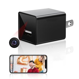 HSZSXJK Mini Cámara, HD 1080 Mini Cámara de Seguridad, Pequeña Cámara WiFi Inalámbrica de 140°, con Visión Nocturna Detección de Movimiento Grabación