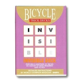 Invisible Deck Bicycle - red
