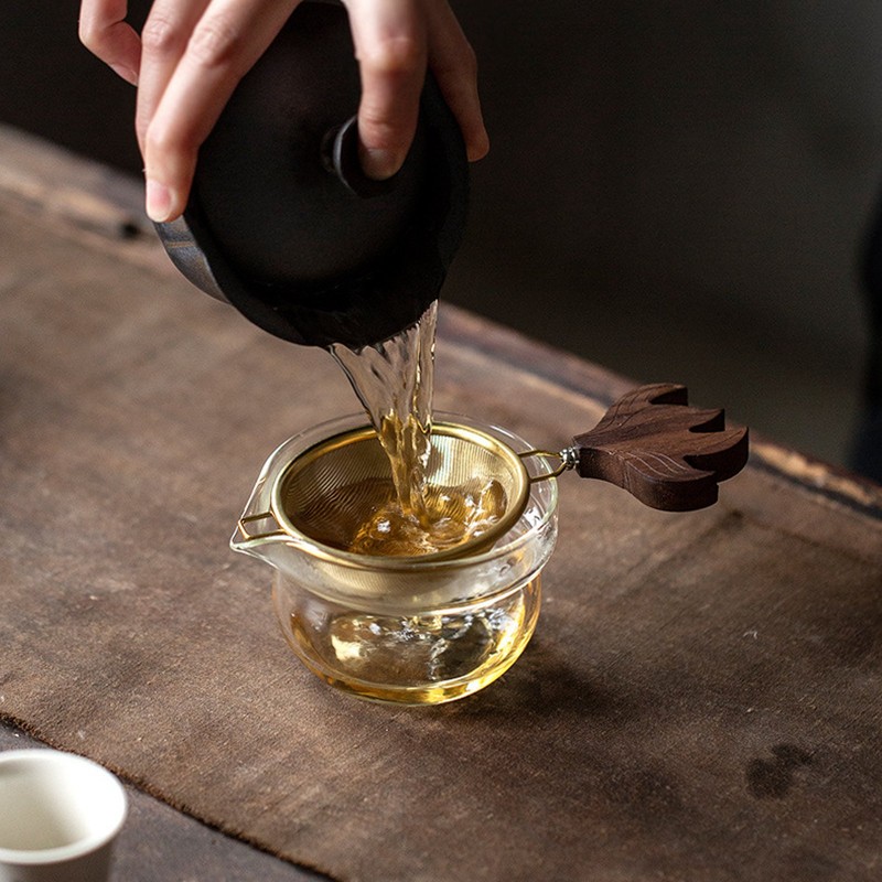 Tea Strainer with Handle Easy To Clean Large Capacity Stainless