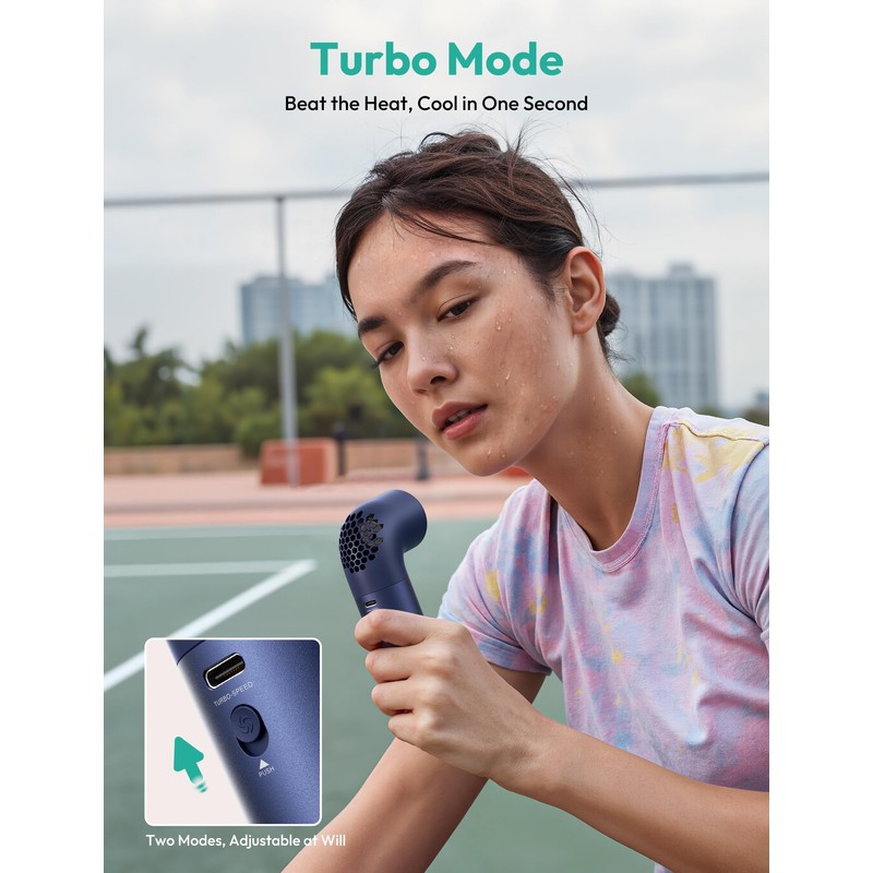 Aecooly Portable Handheld Fan, Powerful Turbo Air Tube Fan, 19000