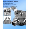 Thermostatic Mixing Valve, Hot Cold Water Mixer Valve Compatible with