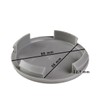 LST 4x Felgendeckel Naben Abdeckung Grau ø 60mm Blende Nabendeckel