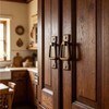 Farmhouse Cabinet Pulls 2 Pack - Vintage Bronze Drawer Handles