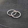 TUNUKE Ti Titanium Ring, Keychain, Key Ring, Key Hook, Carabiner,