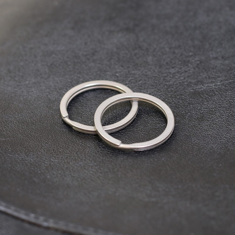 TUNUKE Ti Titanium Ring, Keychain, Key Ring, Key Hook, Carabiner,
