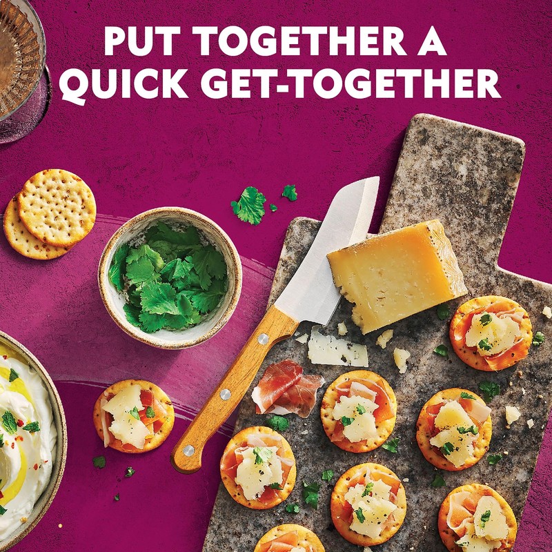 Toasteds Crackers, Party Snacks, Lunch Snacks, Savory Onion (6 Boxes)