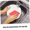 IWOWHERO Heavy Duty Dish Scrubbers 24pcs Reusable Dishwashing Sponges Soft