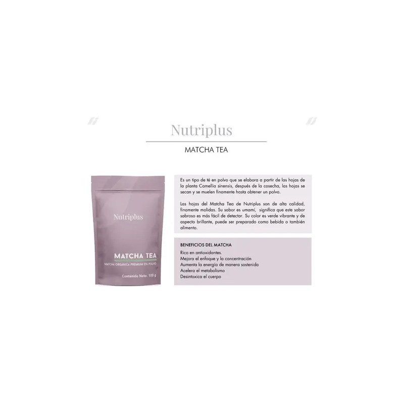 Té De Matcha Farmasi Nutriplus