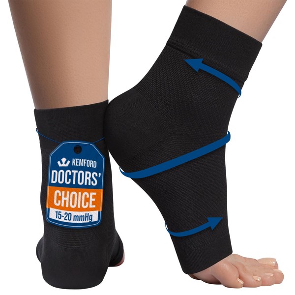 KEMFORD KEMFORD Ankle Compression Sleeve - Plantar Fasciitis Braces -
