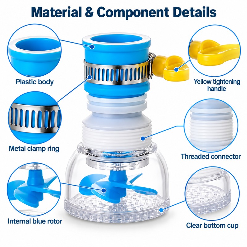 360° Rotating Faucet Extender for Sink Use – Extendable Anti-Splash
