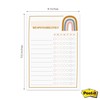 Modern Rainbow Responsibility Chart Sticky Note Pad / 50 Sheets