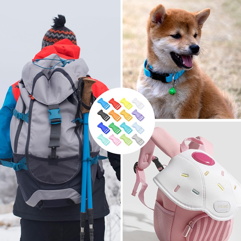 Bailtouk Side Release Buckles, multicoloured