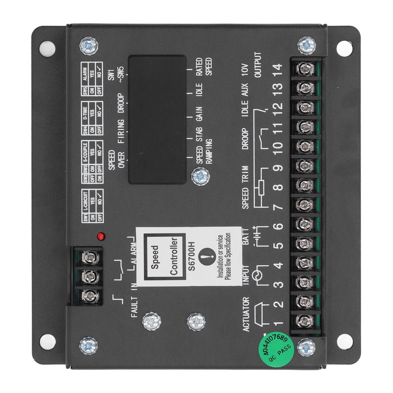 Electronic Generator Speed Controller Panel Diesel Governor Regulator Module 24V
