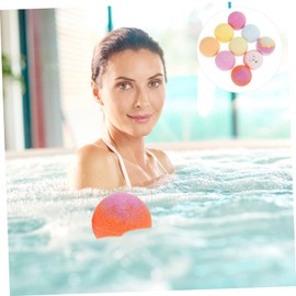 minkissy 9pcs Bath Balls Essential Oil Natural Bath for Home (random Color)