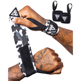 PULLUP & DIP Calisthenics Wrist Wraps for More Stability & Safety in Training, Wrist Wraps for Calisthenics, Strength Training, Gymnastics & Fitness, Wrist Support for Women and Men