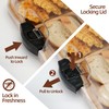 WILLKOMMEN Charcuterie Board with Lid- 6 Section Rectangular Serving Tray