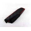 BRIGHTZ Notebook E12 Side Brake Steering Wheel Cover, Red Stitching,