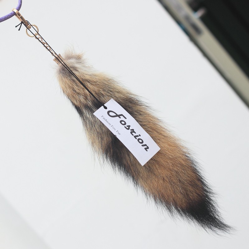 Chunxiao Fluffy Fox Tail Fur Cosplay Toy Cyote Prairie Wolf
